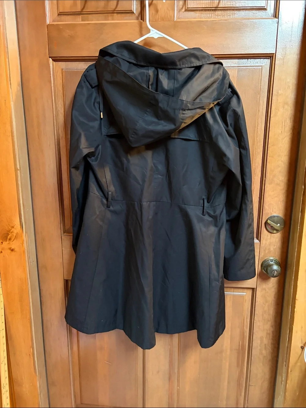 kate spade Black Single-Breasted Trench Coat